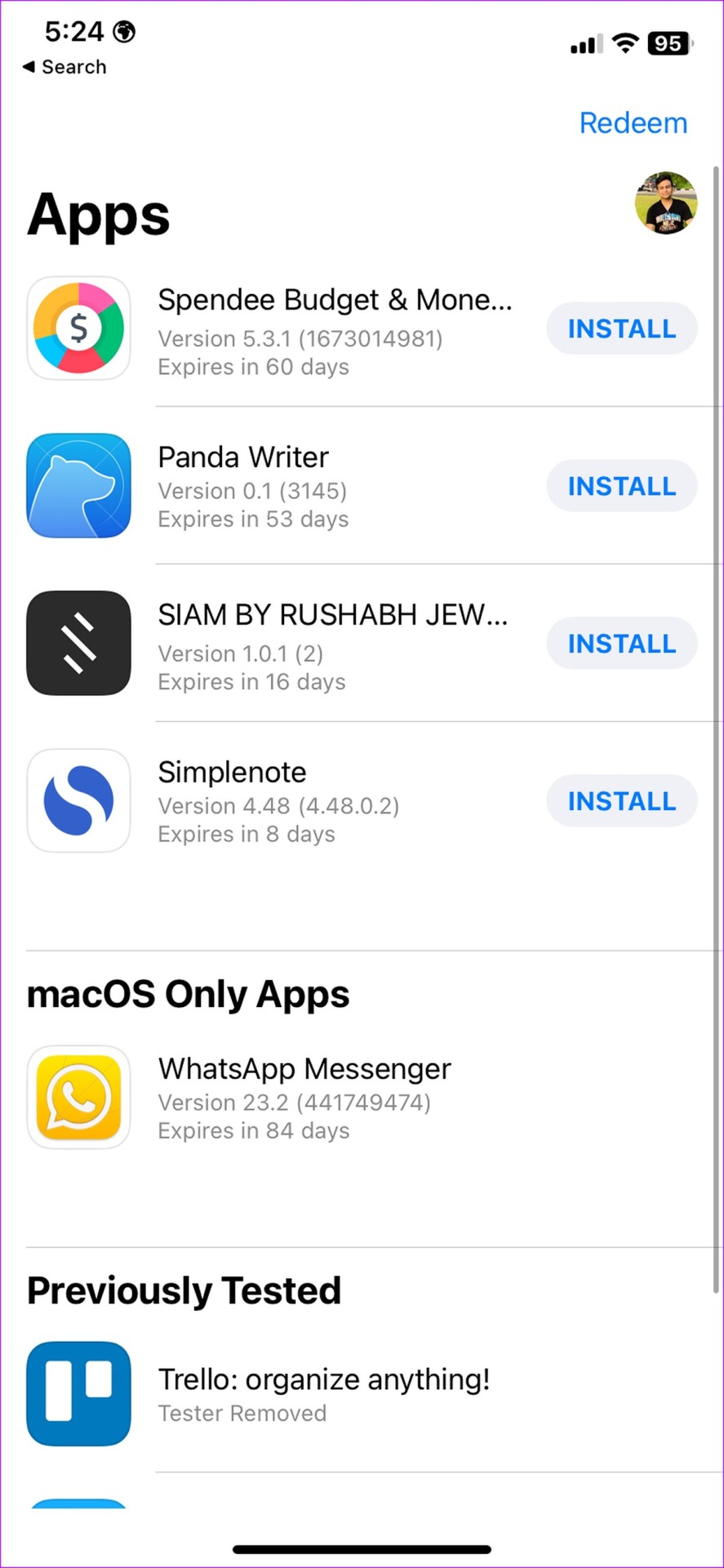 install WhatsApp beta on iPhone
