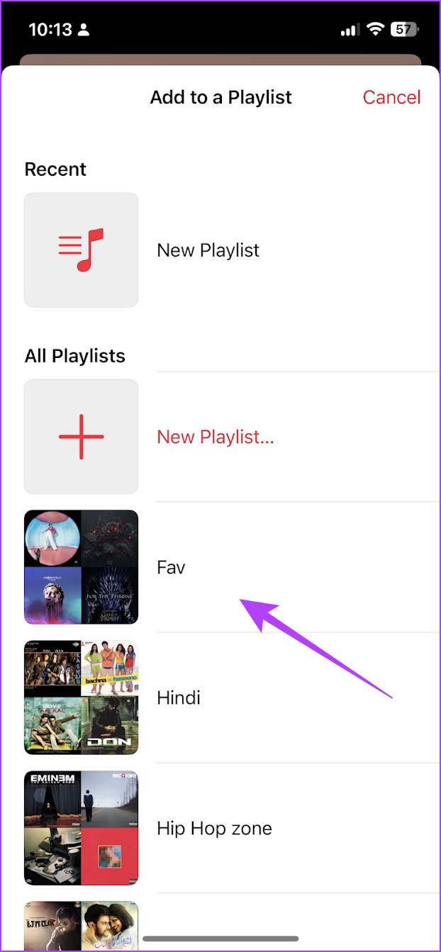 Select a Playlist