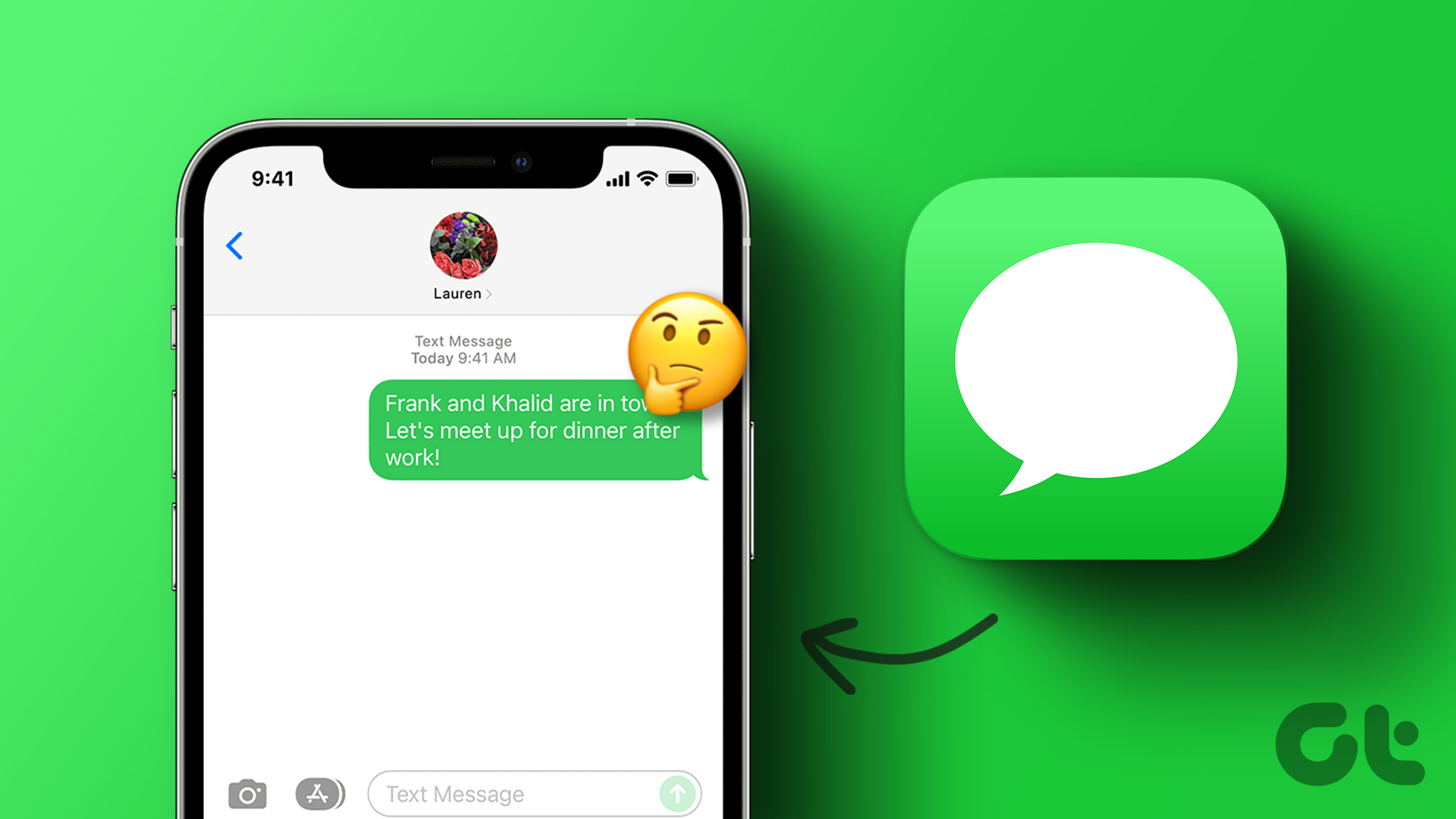 Messages turn green on iPhone