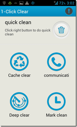 1 Click Cleaner For Android 1