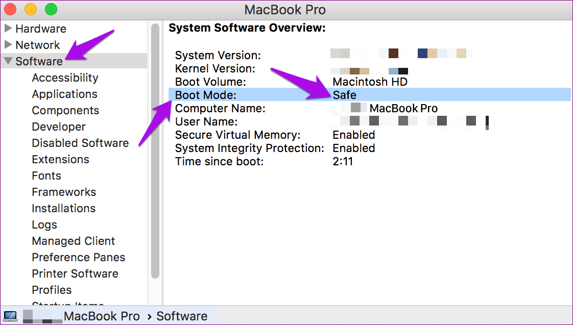 Boot mac safe mode when to use safe mode menu about this mac boot mode safe