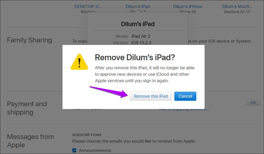 Remove Device From Apple Id 10