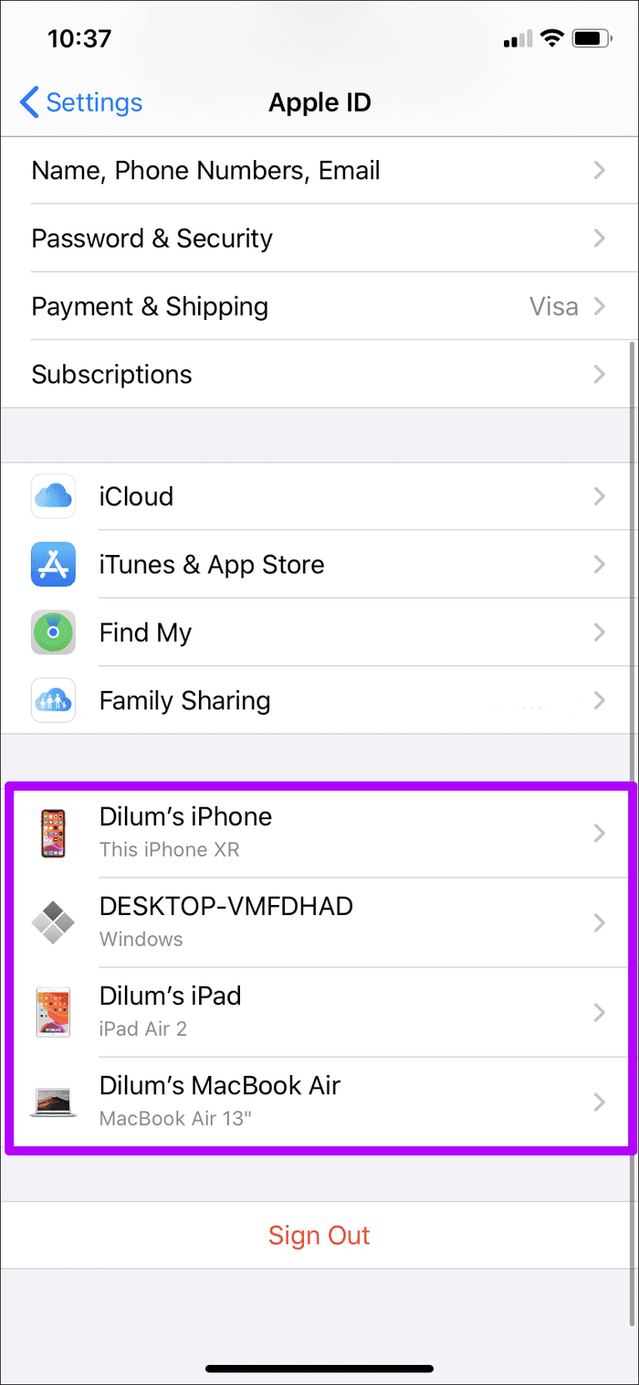 Remove Device From Apple Id 2